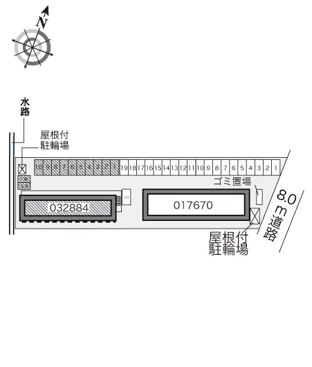富山市寺町　月極駐車場（LP）